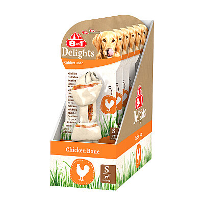 8IN1 Delights Bones Köpek Ödül Kemiği Tavuklu S - 3