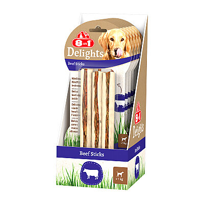 8IN1 Delights Çubuk Köpek Ödül Kemiği Sığır Etli - 75GR - 3