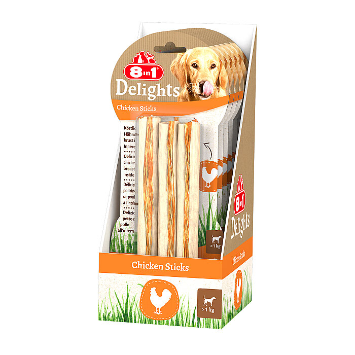 8IN1 Delights Çubuk Köpek Ödül Kemiği Tavuklu - 75GR - 3