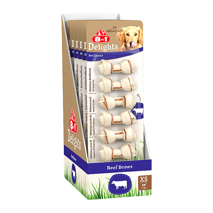 8IN1 Delights Köpek Ödül Kemiği Sığır Etli XS - 84GR - 2