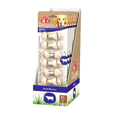 8IN1 Delights Köpek Ödül Kemiği Sığır Etli XS - 84GR - 3