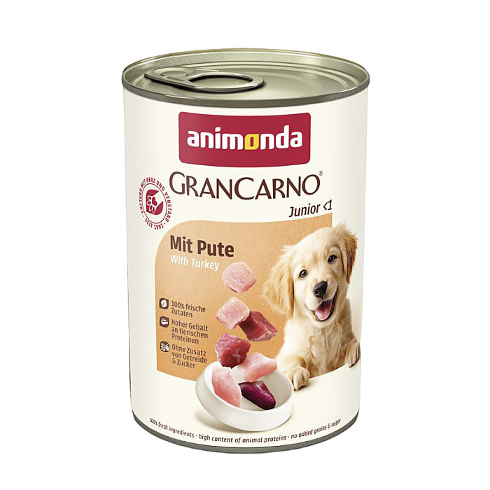 Animonda GranCarno Hindili Yavru Köpek Konservesi 400g - 1