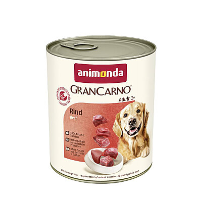 Animonda GranCarno Ispanaklı Somonlu Yetişkin Köpek Konservesi 400g
