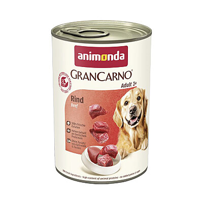 Animonda GranCarno Sığırlı Yetişkin Köpek Konservesi 400g