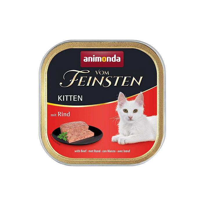 Animonda Vom Feinsten Biftekli Yavru Kedi Konservesi 100g - 1