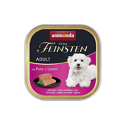 Animonda Vom Feinsten Hindili ve Kuzulu Yetişkin Köpek Konservesi 150g