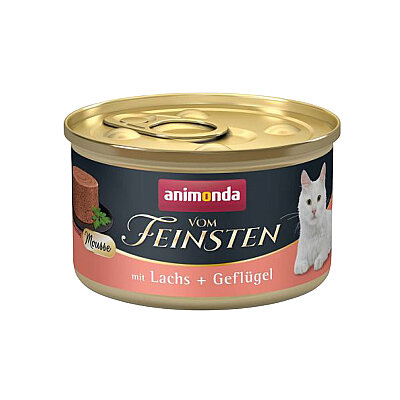 ANIMONDA - Animonda Vom Feinsten Somonlu ve Kümes Hayvanlı Yetişkin Kedi Konservesi 85g