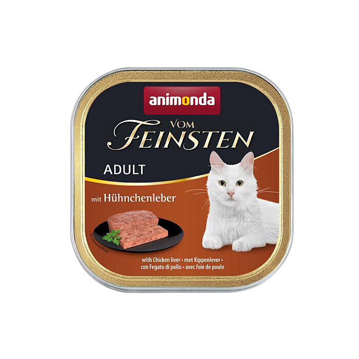 Animonda Vom Feinsten Tavuk Ciğerli Yetişkin Kedi Konservesi 100g