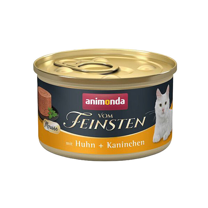 Animonda Vom Feinsten Tavuklu ve Tavşanlı Yetişkin Kedi Konservesi 85g