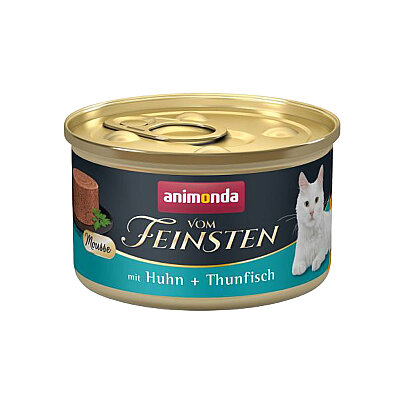 ANIMONDA - Animonda Vom Feinsten Tavuklu ve Ton Balıklı Yetişkin Kedi Konservesi 85g