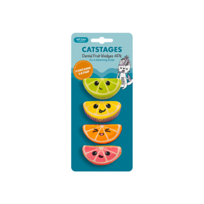 Catstages Fruit Wedges Catnipli Meyve Kedi Oyuncağı 4'lü