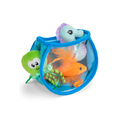 Catstages Hide & Seek Fish Bowl Catnipli Kedi Oyuncak Seti