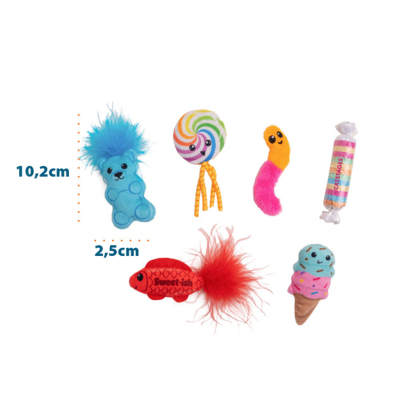 Catstages Kitty Sweet Treats Catnipli Kedi Oyuncak Seti 6'lı - 3
