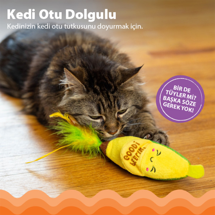 Catstages Peelin' Good Catnipli Muz Kedi Oyuncağı - 3