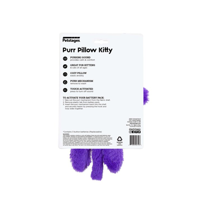 Catstages Purr Pillow Mırıldayan Sakinleştirici Kedi Oyuncağı - 2
