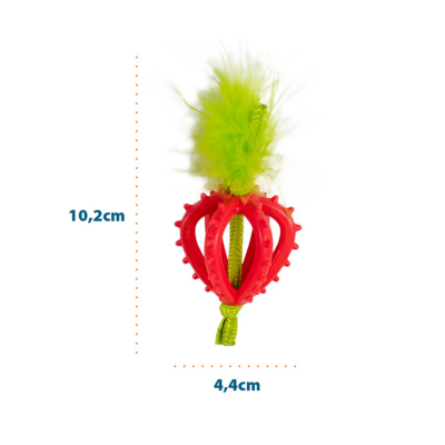 Catstages Strawberry Teether Çilek Diş Kaşıyıcı Kedi Oyuncağı - 4