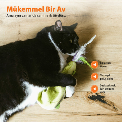 Catstages Wiggle Worm Hareketli Kedi Solucan Oyuncak - 3