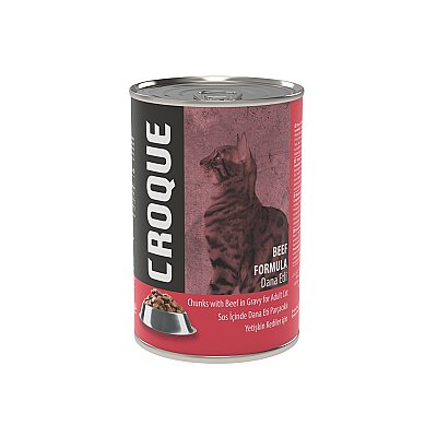 Croque Konserve Mama Yetişkin Kedi Dana Etli 400 GR