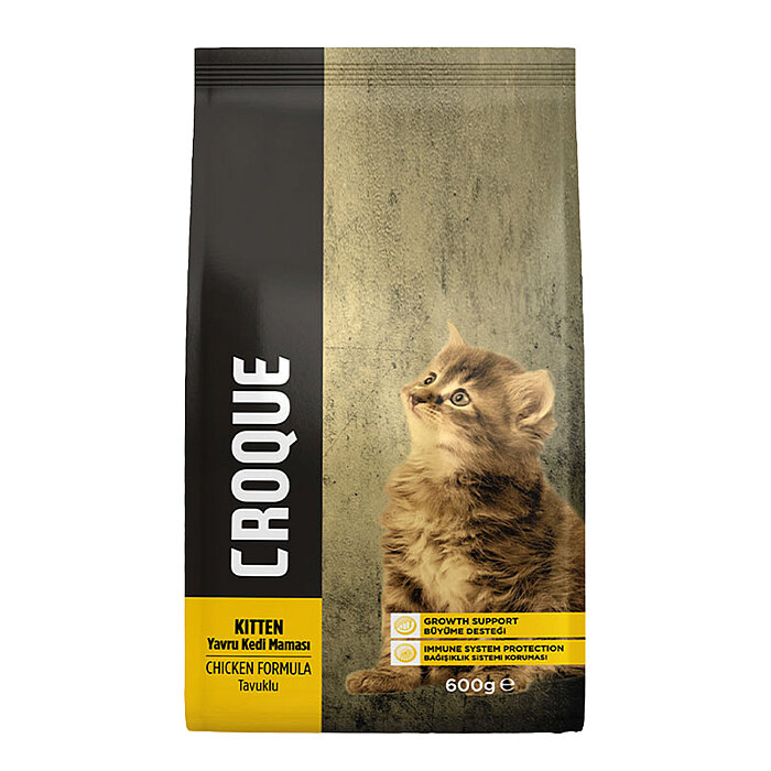 Croque Yavru Kuru Kedi Maması (Kitten) Tavuk Etli 1,5KG (30/12) - 1