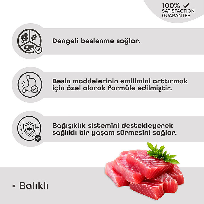 Croque Yetişkin Gurme Kuru Kedi Maması (Adult Cat) Balıklı 1,5KG - 3