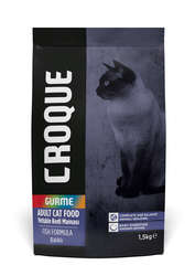 Croque Yetişkin Gurme Kuru Kedi Maması (Adult Cat) Balıklı 1,5KG - Thumbnail