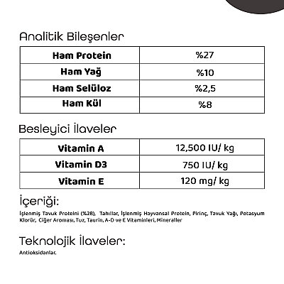 Croque Yetişkin Kuru Kedi Maması (Adult Cat) Tavuk Etli 15KG - 5