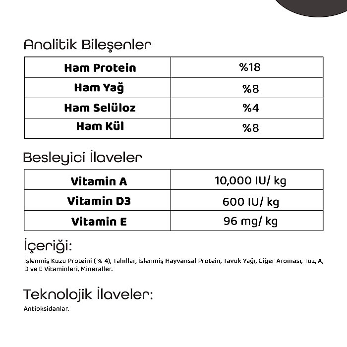 Croque Yetişkin Kuru Köpek Maması (Adult Dog) Kuzu Etli 3KG - 5