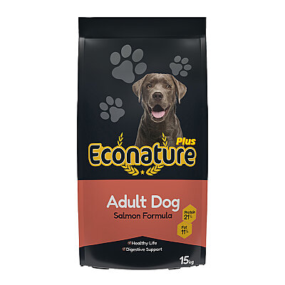 Econature Plus Yetişkin Kuru Köpek Maması - Somonlu - 15 Kg