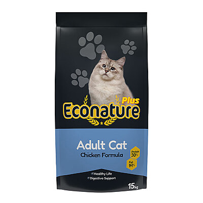 Econature Plus - Econature Plus Yetişkin Kuru Kedi Maması (Adult Cat) Tavuk Etli - 15 KG
