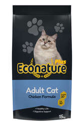 Econature Plus - Econature Plus Yetişkin Kuru Kedi Maması (Adult Cat) Tavuk Etli - 15 KG