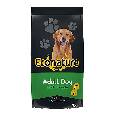 Econature Plus - Econature Plus Yetişkin Kuru Köpek Maması - Kuzu Etli - 15 KG