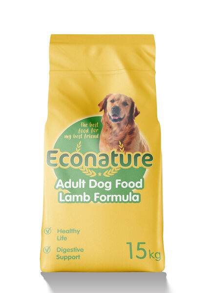 Econature Yetişkin Kuru Köpek Maması (Adult Dog) (Sarı Ambalaj) - Kuzu Etli - 15kg