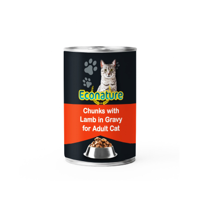 Econature Yetişkin Yaş Kedi Maması (Adult Cat) Kuzu Etli 400GR