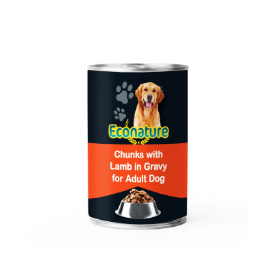 Econature Yetişkin Yaş Köpek Maması (Adult Dog)) Kuzu Etli 400GR