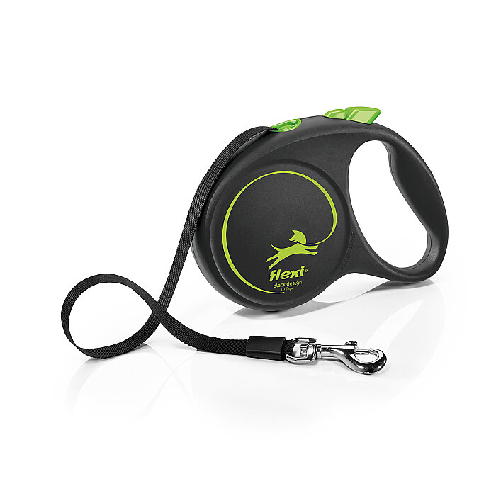 Flexi Black Design L Beden Yeşil 5MT Şerit Tasma - 1