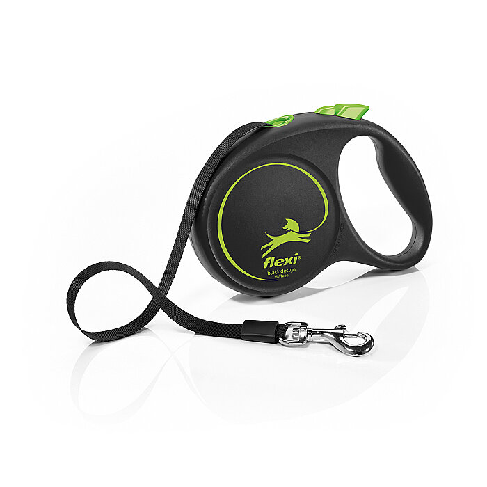 Flexi Black Design M Beden Yeşil 5MT Şerit Tasma - 1