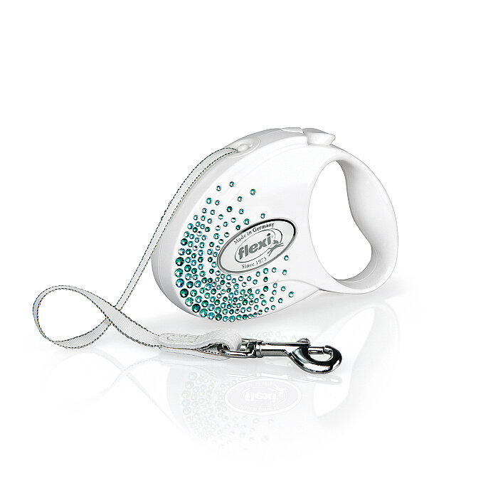 Flexi Glam Splash Ocean S Beden Beyaz 3MT Şerit Tasma - 1