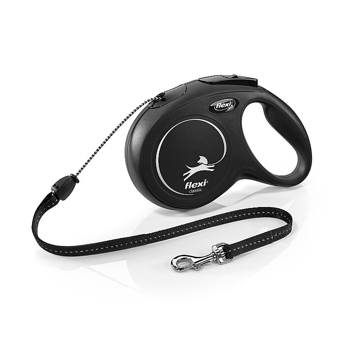 Flexi New Classic M Beden Siyah 8MT İpli Tasma - 1