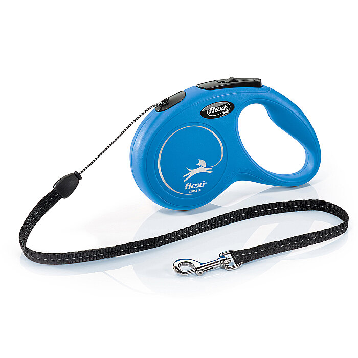Flexi New Classic S Beden Mavi 5MT İpli Tasma - 1