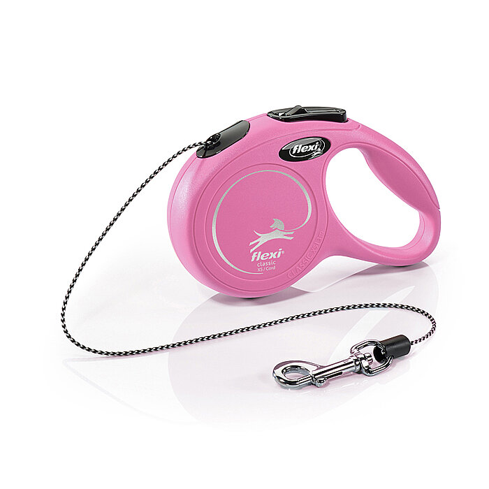 Flexi New Classic XS Beden Pembe 3MT İpli Tasma - 1