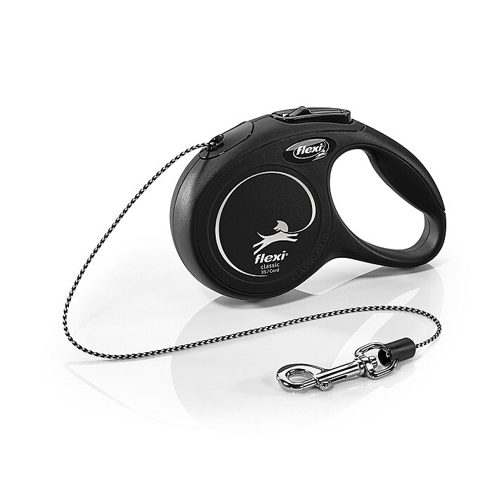 Flexi New Classic XS Beden Siyah 3MT İpli Tasma - 1