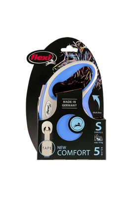 FLEXI - Flexi New Comfort S Beden Mavi 5MT Şerit Tasma