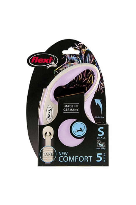 Flexi New Comfort S Beden Pembe 5MT Şerit Tasma