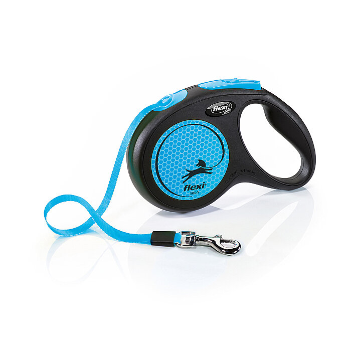 Flexi New Neon M Beden Mavi 5MT Şerit Tasma - 1
