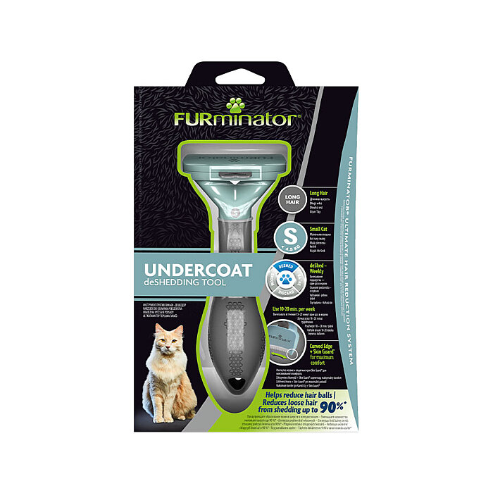 Furminator Kedi Tarağı - Uzun Tüylü Kediler için - S - 1