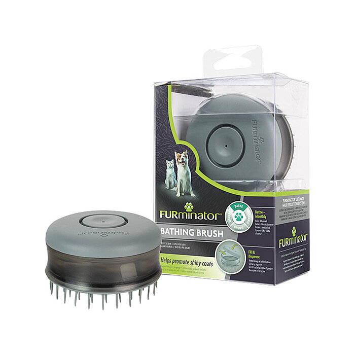 Furminator Kedi Ve Köpek Şampuan Hazneli Banyo Fırçası - 1