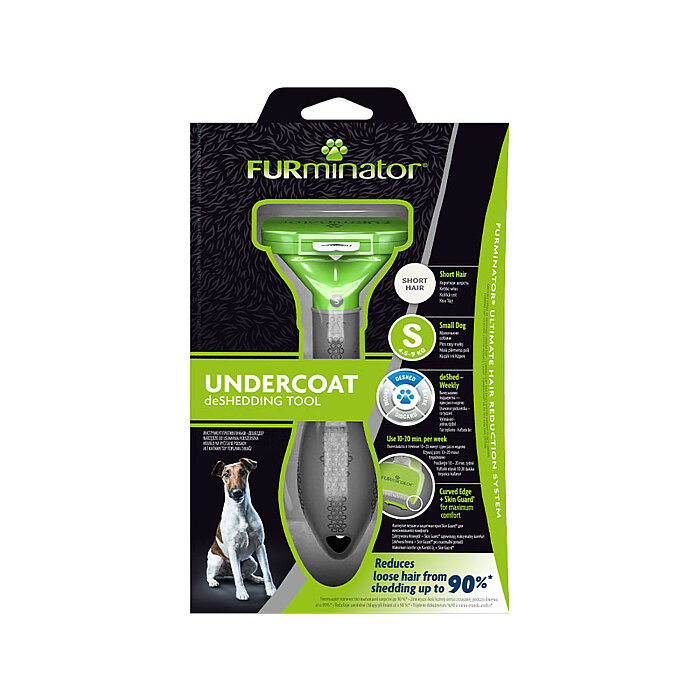 Furminator Köpek Tarağı - Kısa Tüylü Küçük Irk Köpekler için - S - 1