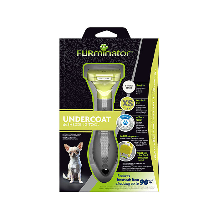 Furminator Köpek Tarağı - Kısa Tüylü Küçük Irk Köpekler için - XS - 1