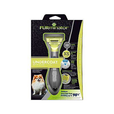 Furminator Köpek Tarağı - Uzun Tüylü Küçük Irk Köpekler için - XS