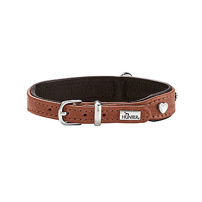 Hunter Köpek Boyun Tasması München Taba Siyah 30/XS - 1